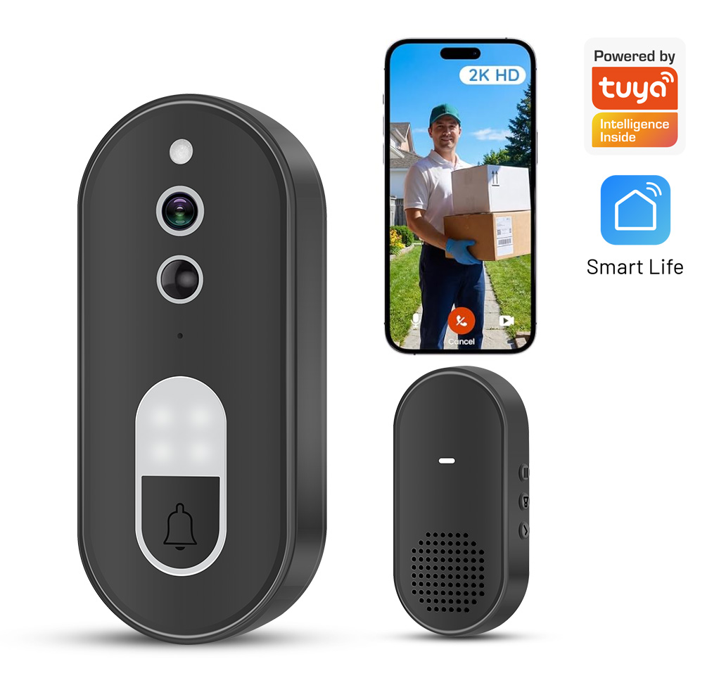 Home Security Blink - Tuya 1080P HD Kabellose WLAN-Videotürklingel Smart