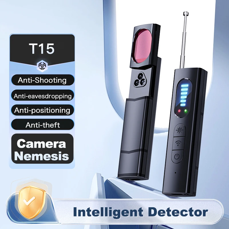 Home Security Hidden Cameras - Versteckter Kamera-Detektor Anti-Spionage Auto-GPS-Tracker Abhörgerät RF