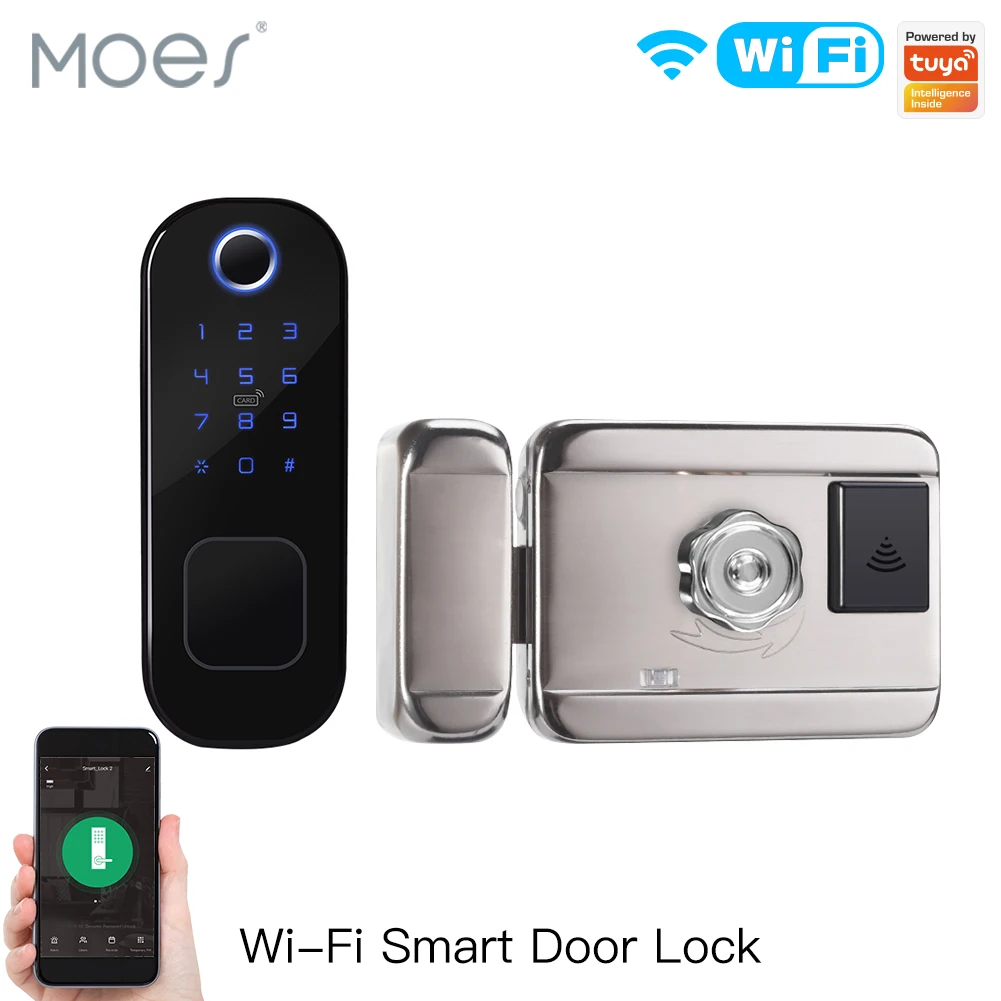 Home Security Key - MOES WiFi Tuya Smart Lock Tür