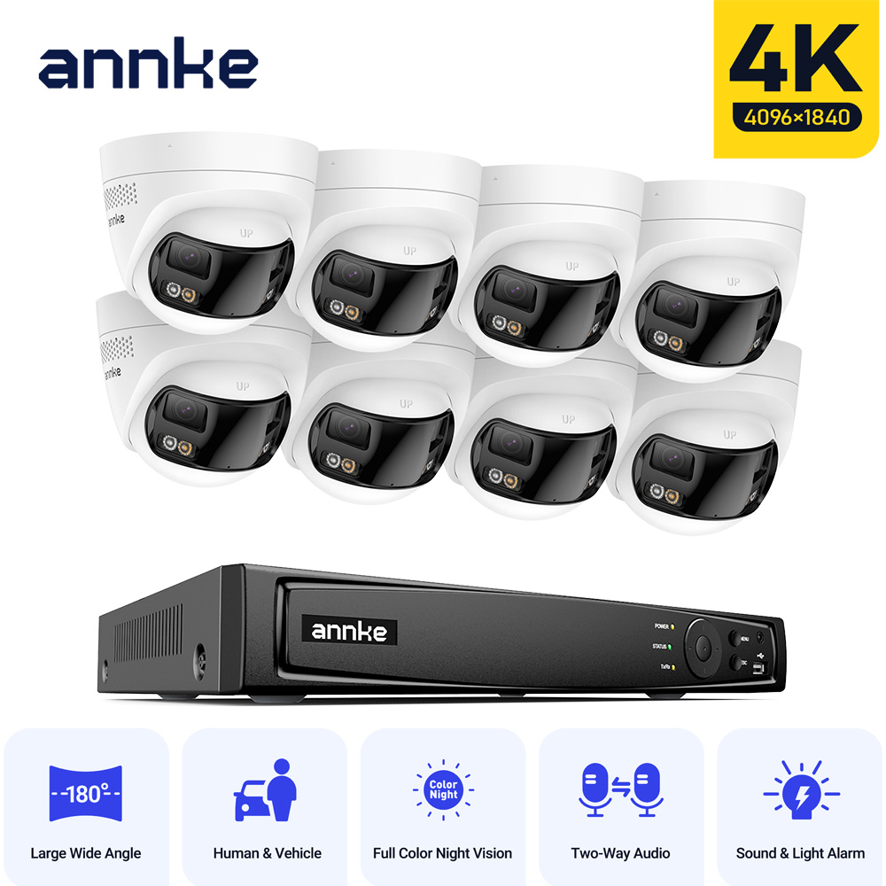 Home Security Camera System - ANNKE 4K Videoüberwachungskamerasystem für den Außenbereich