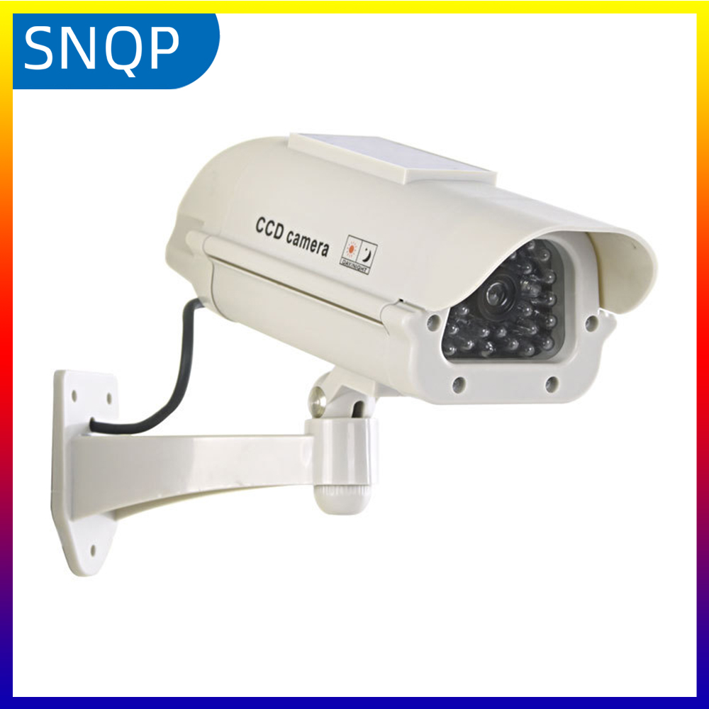 Home Security Blink - Simulierte Solarkamera Wasserdichte Attrappe CCD-Sicherheitskamera mit