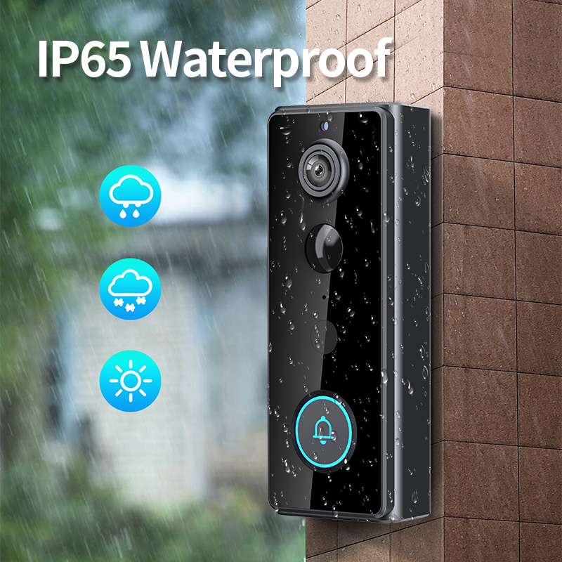 Peephole Camera Viewer - 2MP 1080P Tuya APP Stromsparende Batteriebetriebene