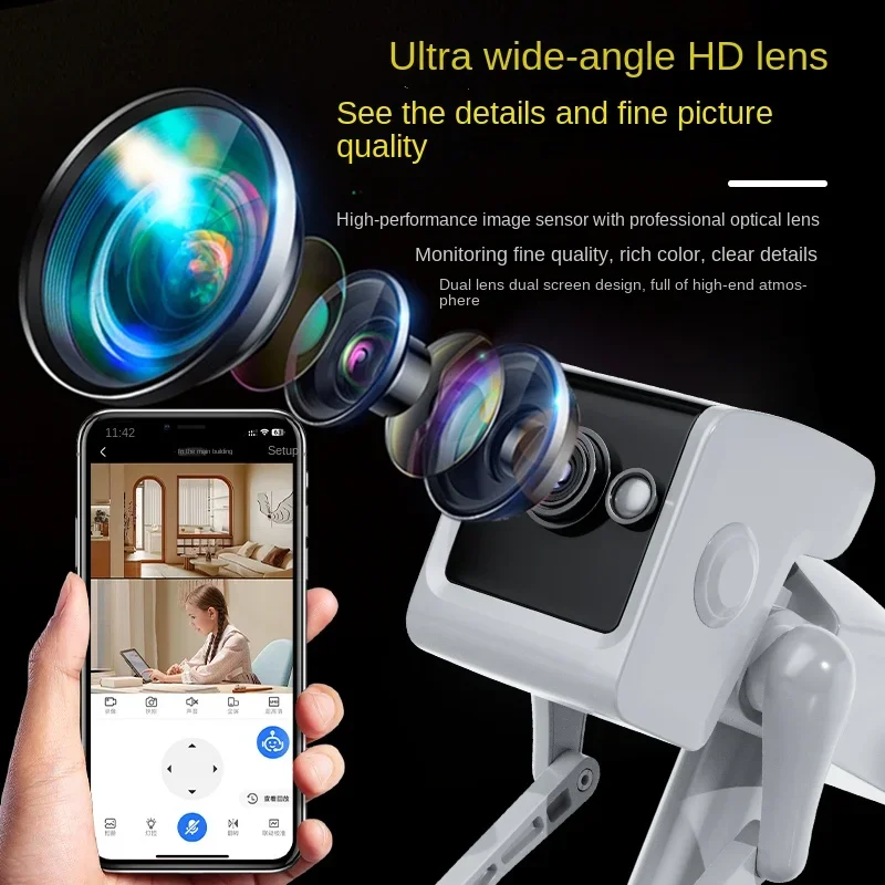 Home Security Robot - 2MP Kamera IP Kamera Wireless Home