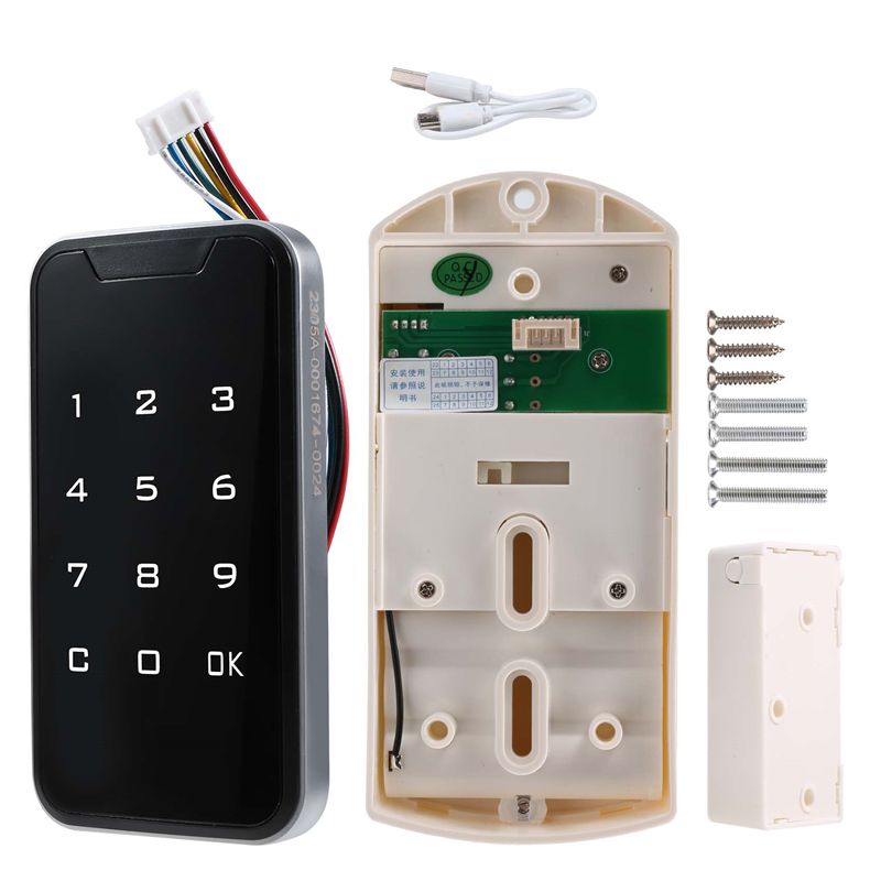 Door Lock Smart Keypad - Elektronisches Smartes Digitales Türschloss mit Fingerabdruck,
