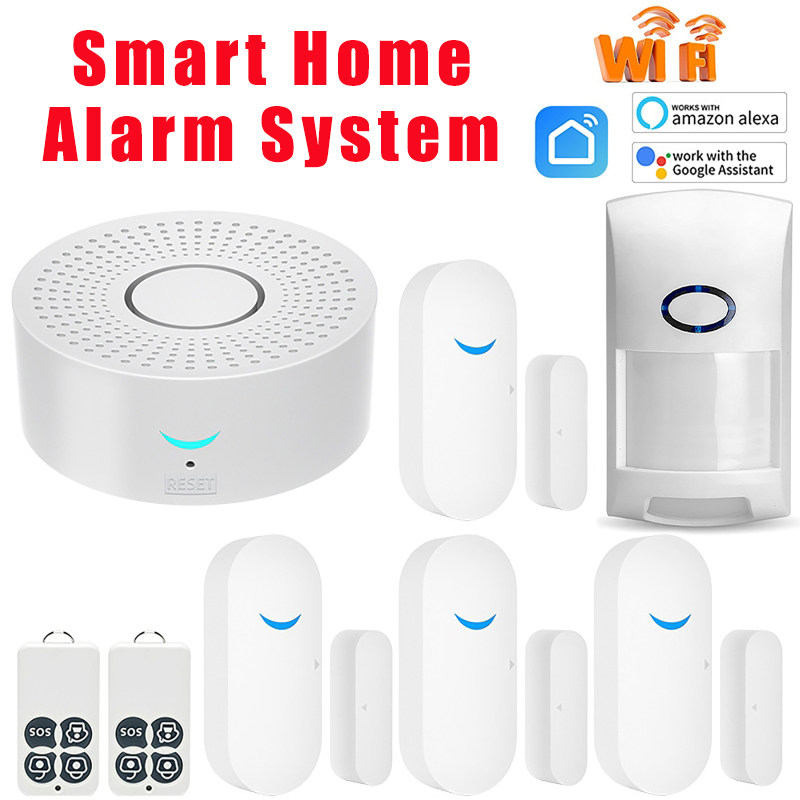 Home Security Alarm System - 433MHz Smart Home Tuya WLAN-Türsensor 120dB