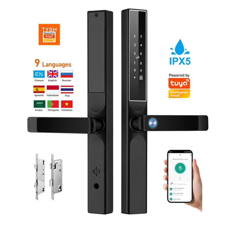 Door Lock Smart Keypad - Tuya App Fingerprint Türschloss Code Karte