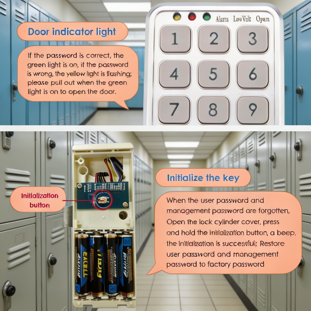 Door Lock Smart Keypad - Intelligentes digitales Passwort-Schubladenschloss, Schranktürschloss, Kleiderschrankschloss, elektronisches
