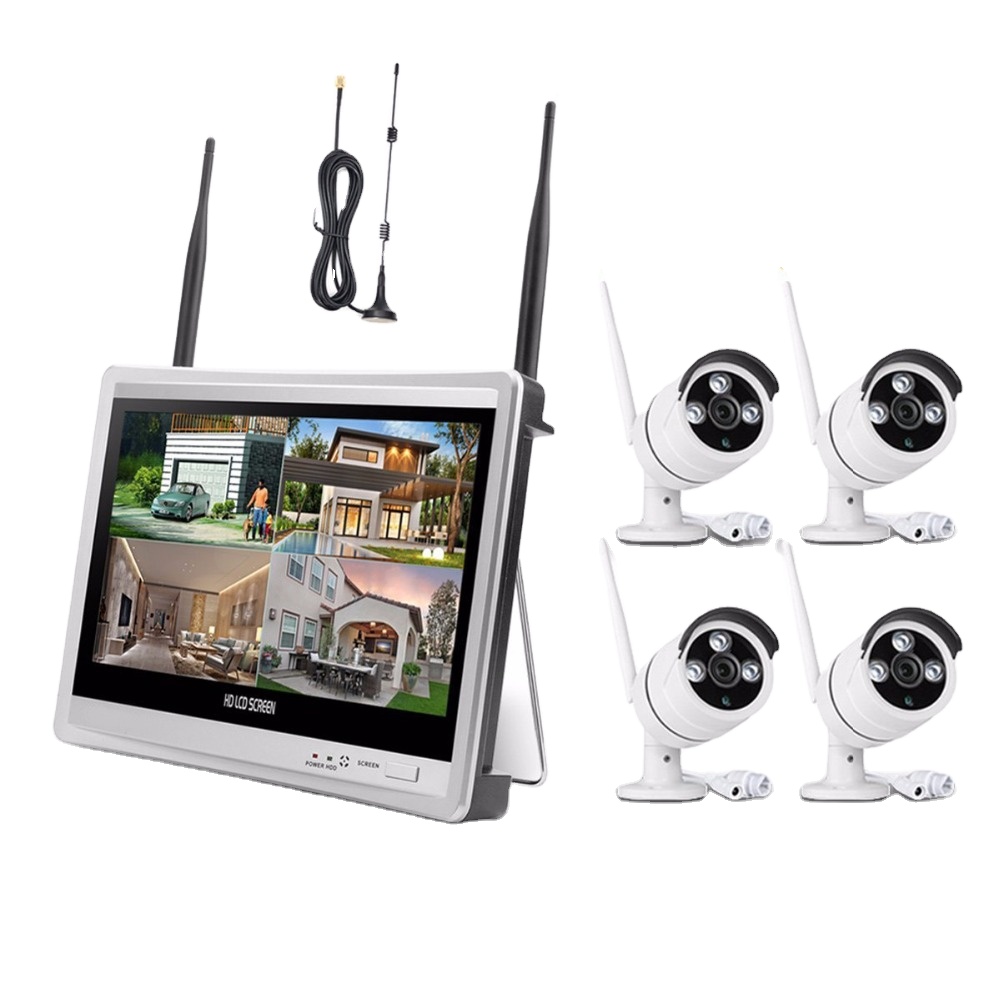 Home Security Wireless Cameras - Wireless Home Kamera Videoüberwachungssystem 4CH NVR