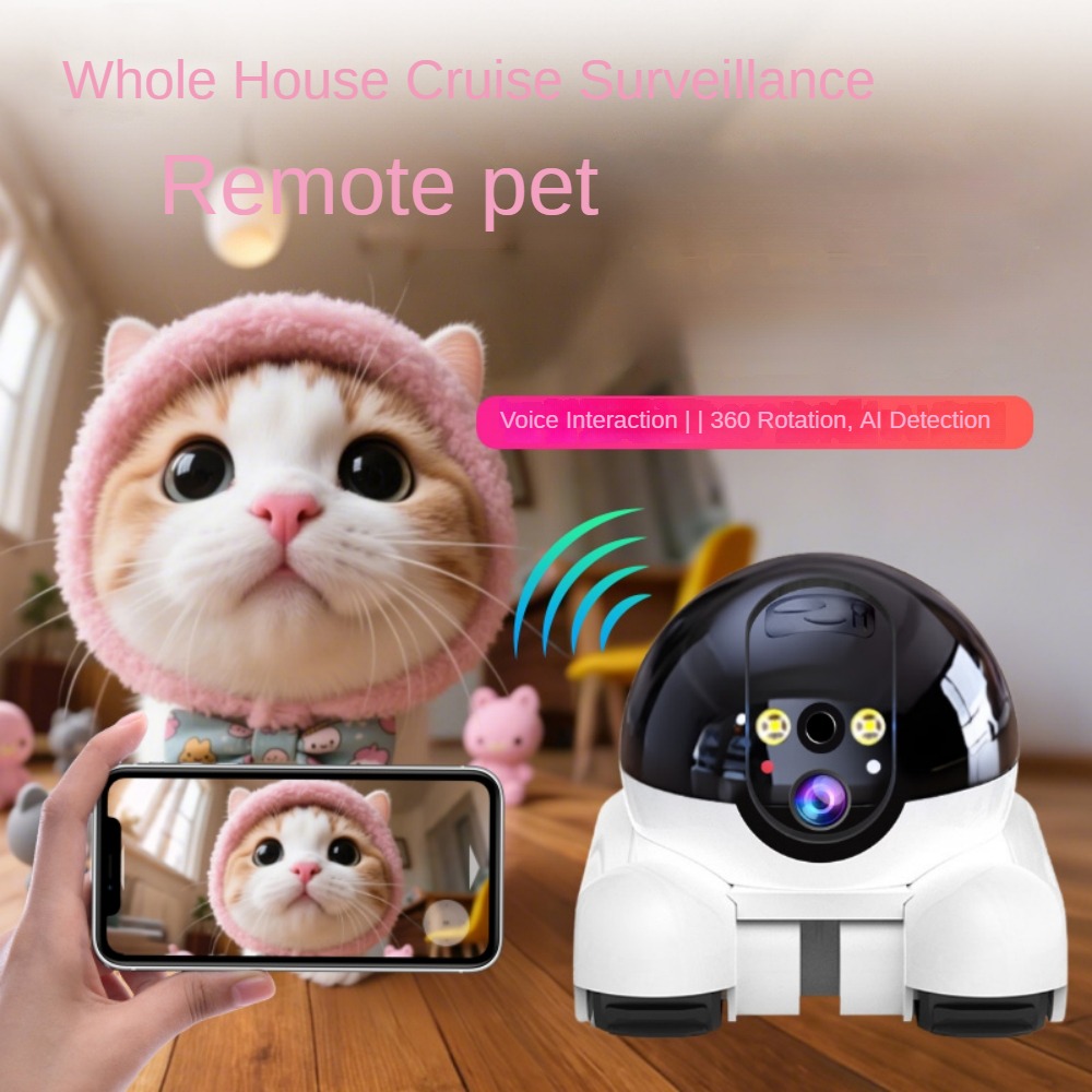 Home Security Robot - Neue 1080P HD WLAN-Kamera PTZ IP-Sicherheitsüberwachungskamera
