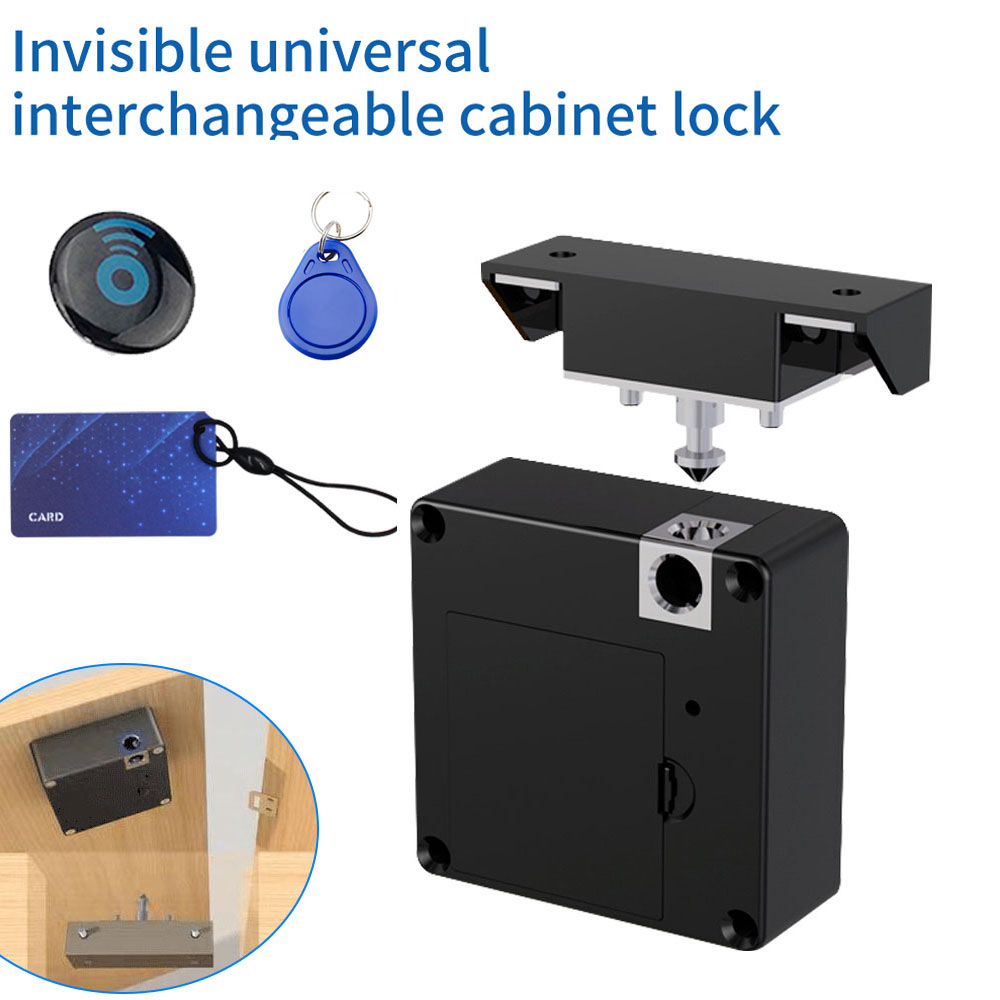 Door Lock Smart Keypad - Intelligentes Schubladenschloss, unsichtbar, elektronisch, RFID, 13,56
