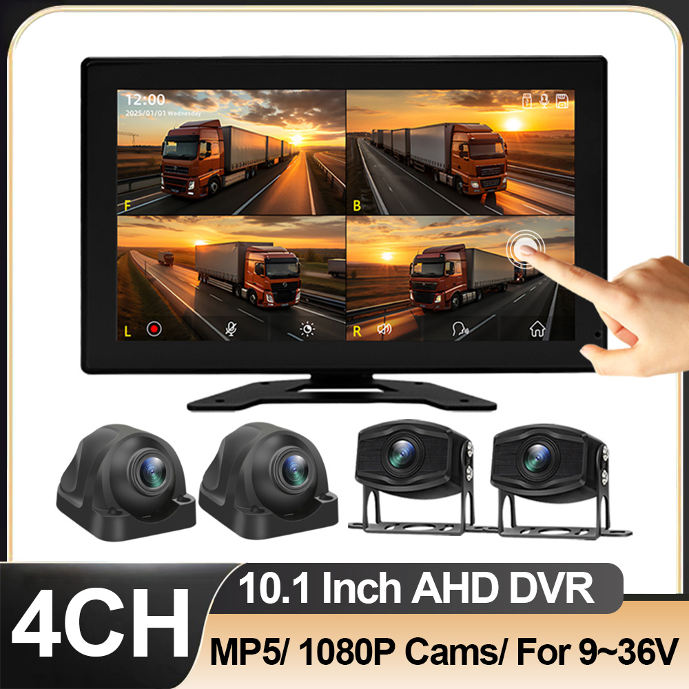 Home Security Camera - 4 Kanal 10,1 Zoll LKW Bus