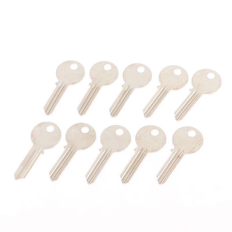 Home Security Key - 10 Stück F3 Doppelschlitz-Schlüsselrohlinge – Zubehör