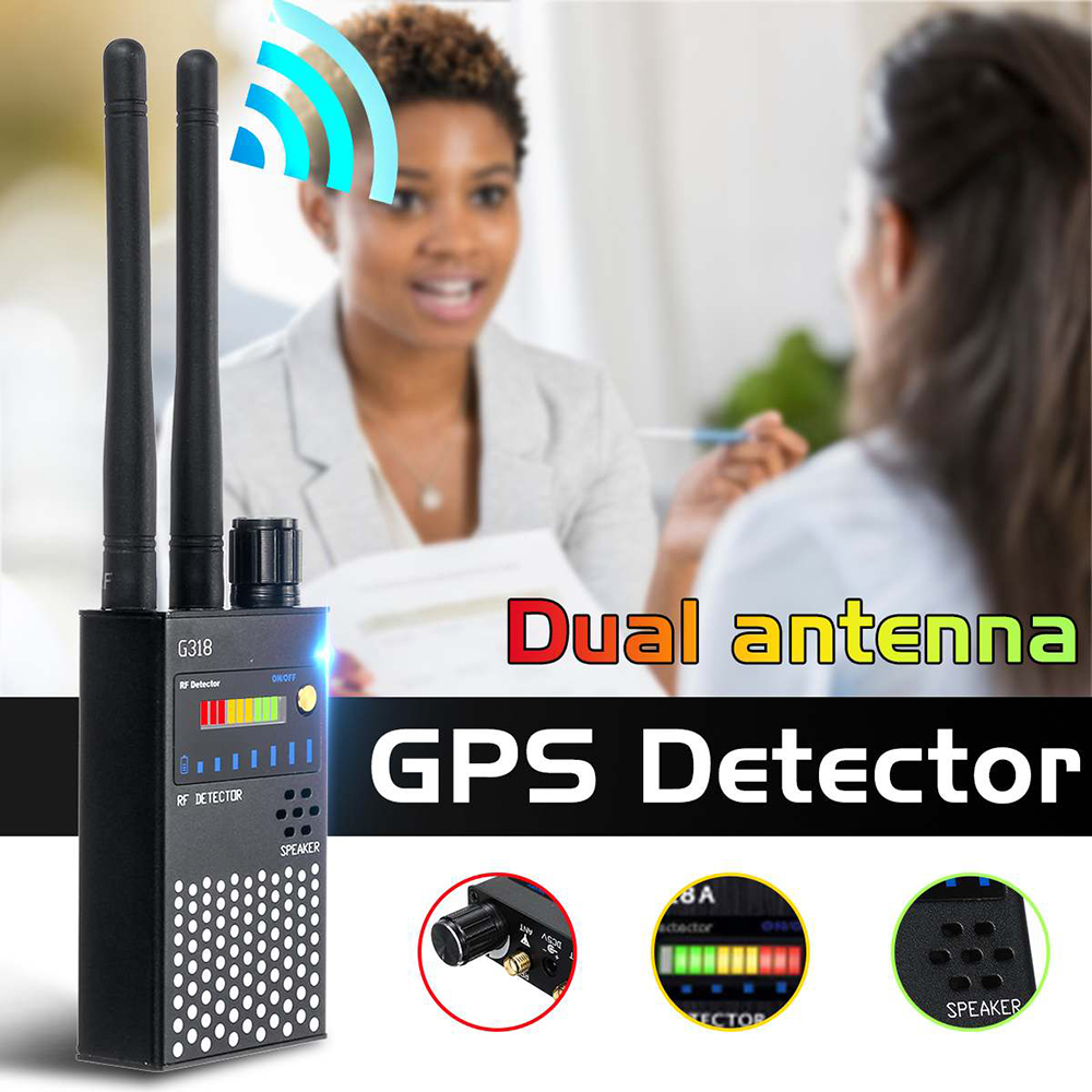 Home Security Hidden Cameras - G318A Anti-Abhör- und Versteckkamera-Detektor, RF-Signal-Scanner, GSM-GPS-Bug-Linsen-Tracker,