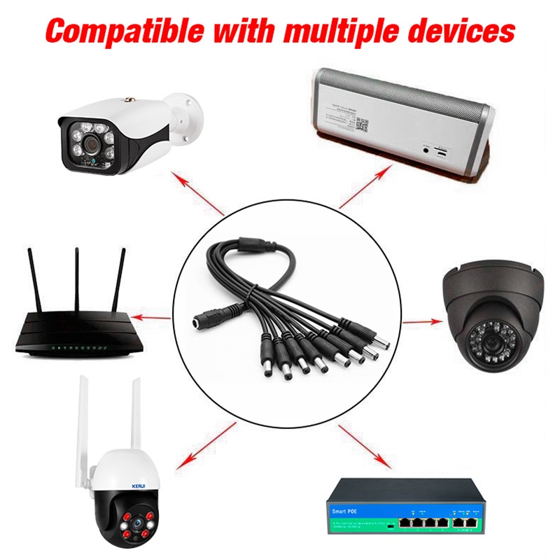 5,5 x 2,1 mm 1 Buchse auf 2 4  – Home Security Blink Bewertung und Preis