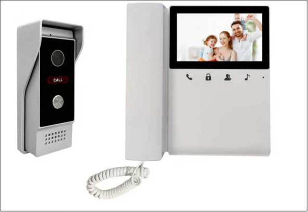 4,3 Zoll TFT-Monitor 4-verkabe – Peephole Camera Viewer Bewertung und Preis
