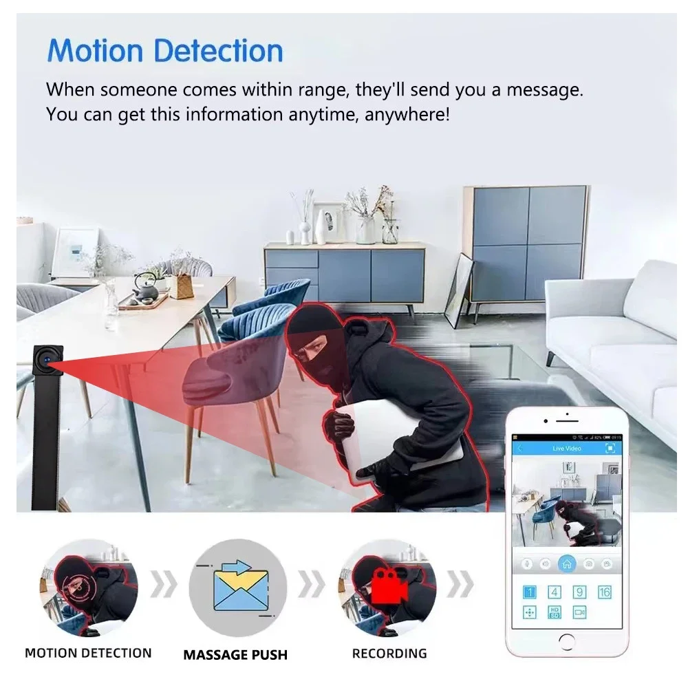 4K HD Neue Mini-WLAN-Kamera, U – Home Security Hidden Cameras Bewertung und Preis