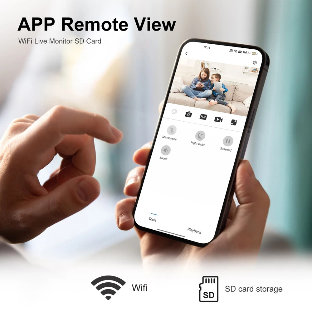 DIY HD 1080P WLAN Mini-Kamera  – Home Security Hidden Cameras Bewertung und Preis