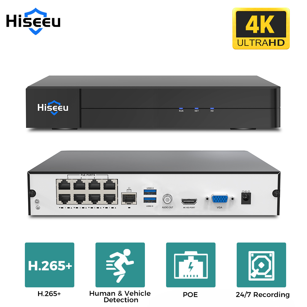 Hiseeu 8CH 4K PoE NVR Netzwerk – Home Security Camera Bewertung und Preis