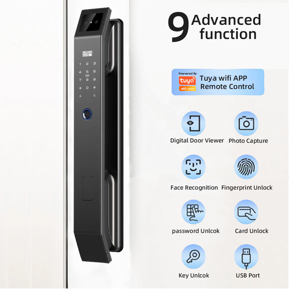 RAYKUBE DF14 Tuya WiFi 3D Gesi – Door Lock Smart Keypad Bewertung und Preis