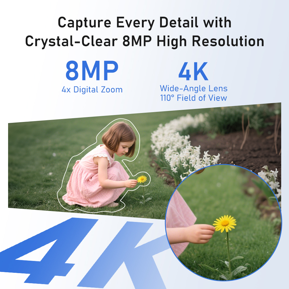 8MP 4K Solar-Kamerasystem 4-Ka – Home Security Camera System Bewertung und Preis
