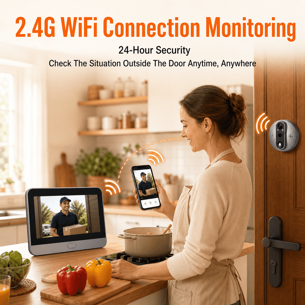 4,3 Zoll Tuya Smart Life 5MP M – Peephole Camera Viewer Bewertung und Preis