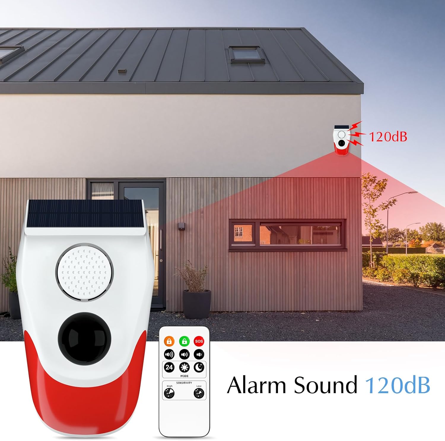 Solar-Bewegungsmelder-Alarm fü – Home Security Blink Bewertung und Preis