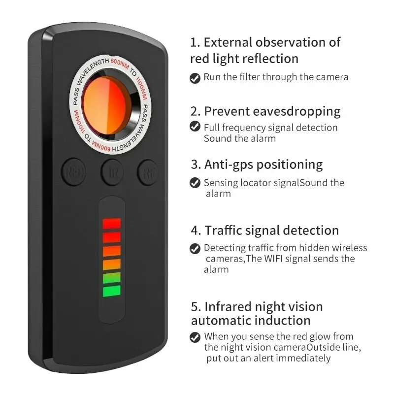 Versteckter Kamera-Detektor An – Home Security Hidden Cameras Bewertung und Preis
