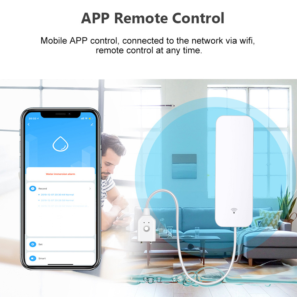 Tuya WiFi Wasserlecksensor, Wa – Home Security Business Bewertung und Preis