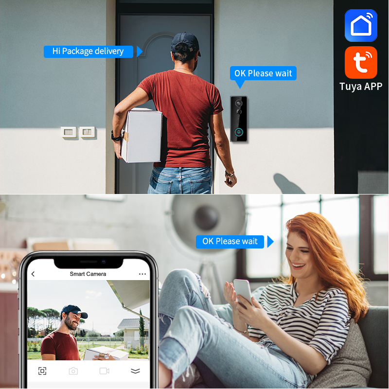 2MP 1080P Tuya APP Stromsparen – Peephole Camera Viewer Bewertung und Preis