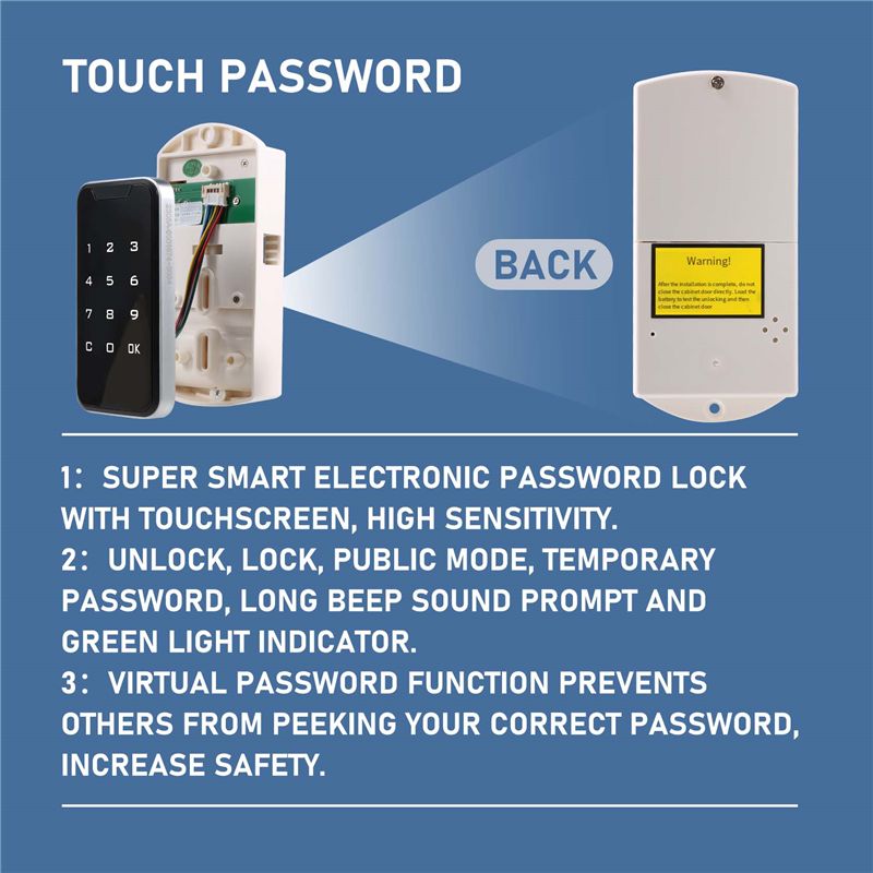 Elektronisches Smartes Digital – Door Lock Smart Keypad Bewertung und Preis