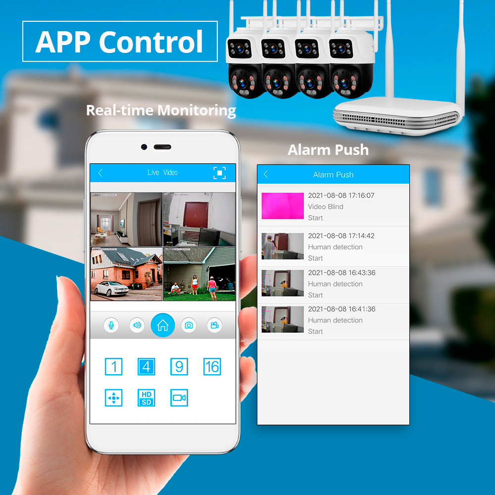 KERUI Wasserdichtes 6MP HD Wir – Home Security Camera System Bewertung und Preis