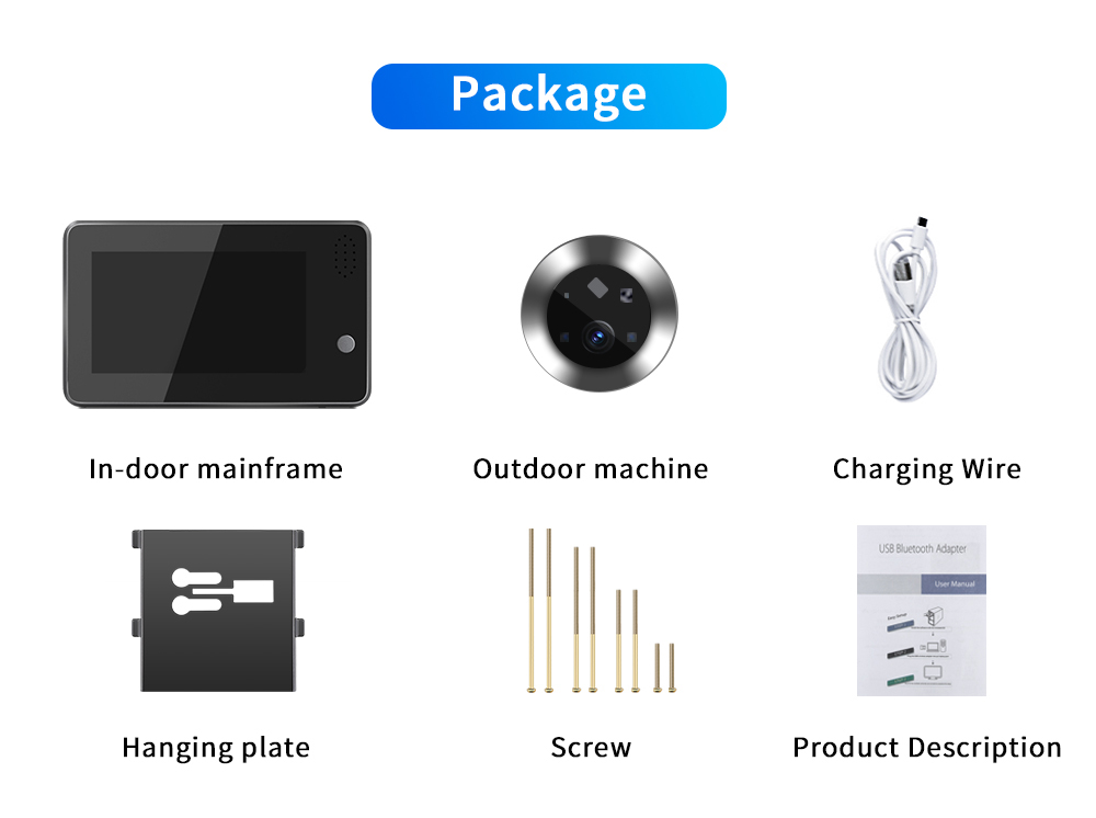 4,3-Zoll Tuya Smartlife WLAN-T – Home Security Wireless Cameras Bewertung und Preis