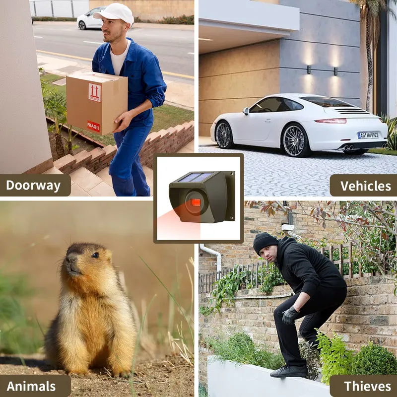 Solarbetriebenes drahtloses Ei – Home Security Alarm System Bewertung und Preis