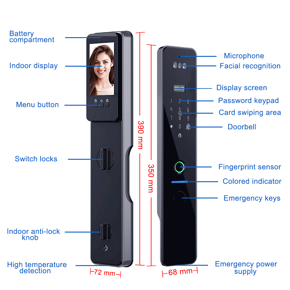 RAYKUBE R2 IP66 Wasserdichte T – Peephole Camera Viewer Bewertung und Preis