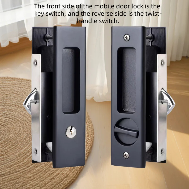 Robuster schwarzer Schiebetür- – Home Security Key Bewertung und Preis