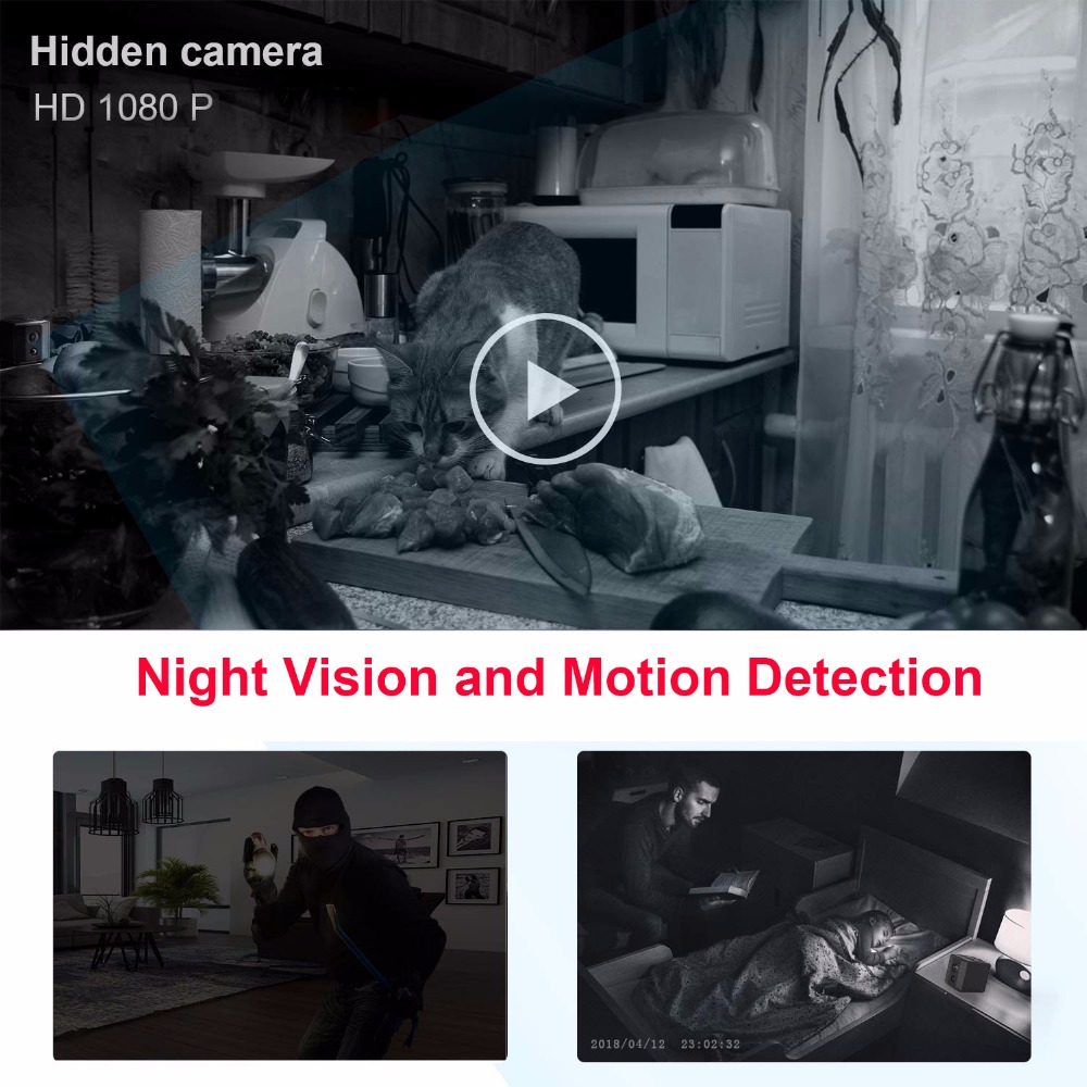 Tragbare Mini-HD-1080P-Kamera  – Home Security Hidden Cameras Bewertung und Preis