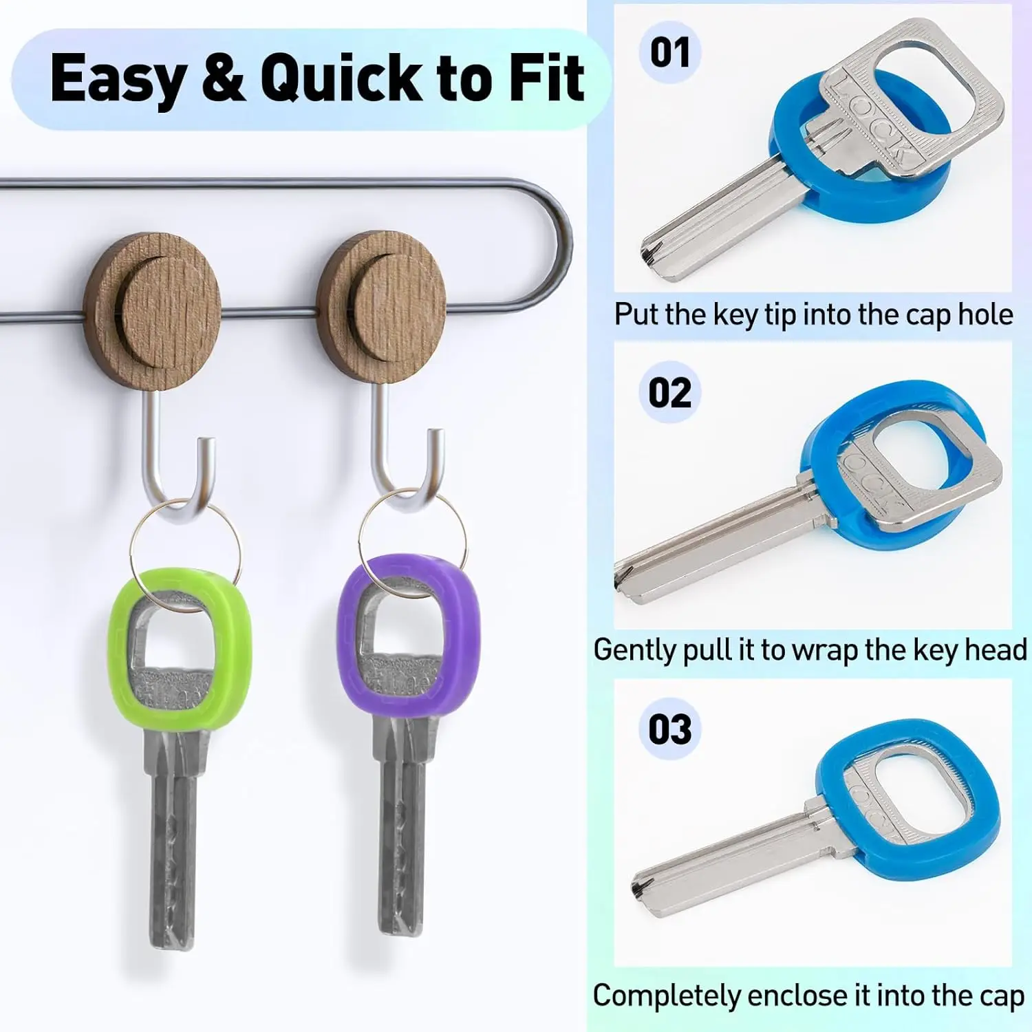 10–50 Stück Schlüsselkappen-Ab – Home Security Key Bewertung und Preis