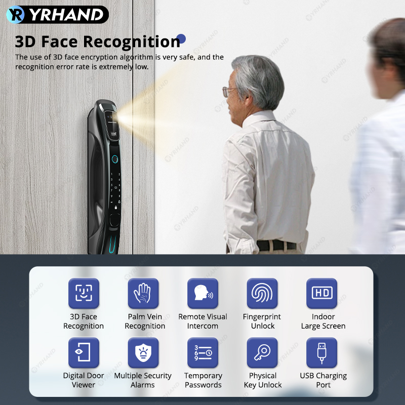 Intelligentes Schloss mit 3D-G – Door Lock Smart Keypad Bewertung und Preis
