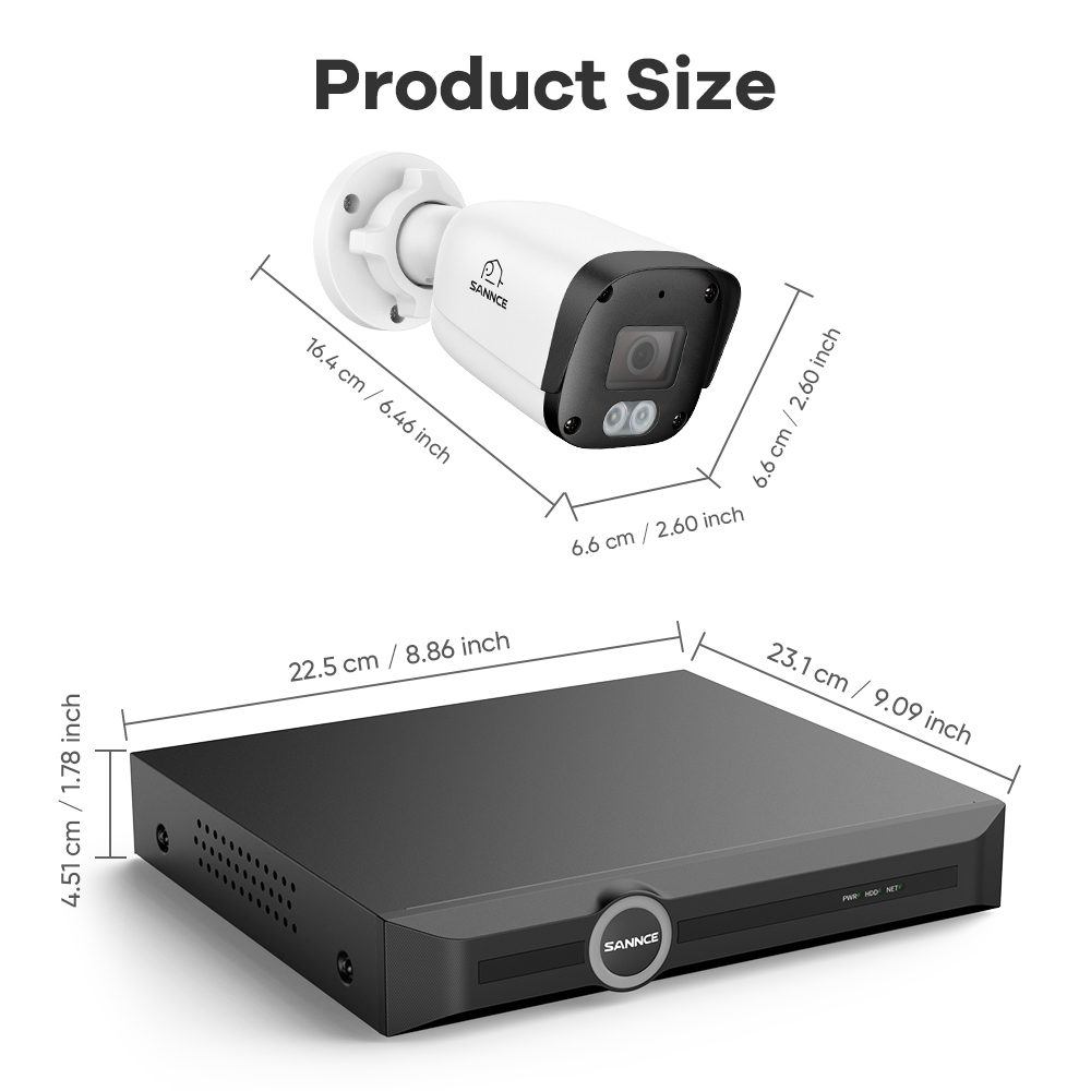 SANNCE 5MP POE Sicherheitskame – Home Security Camera System Bewertung und Preis